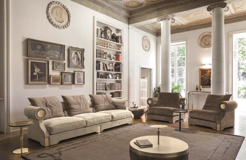 Диван Hoffman — Longhi, текстиль, фото 2