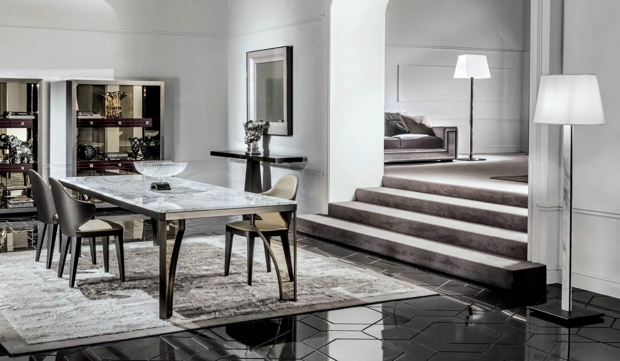 Стол Karl table — Longhi, мрамор, фото 3
