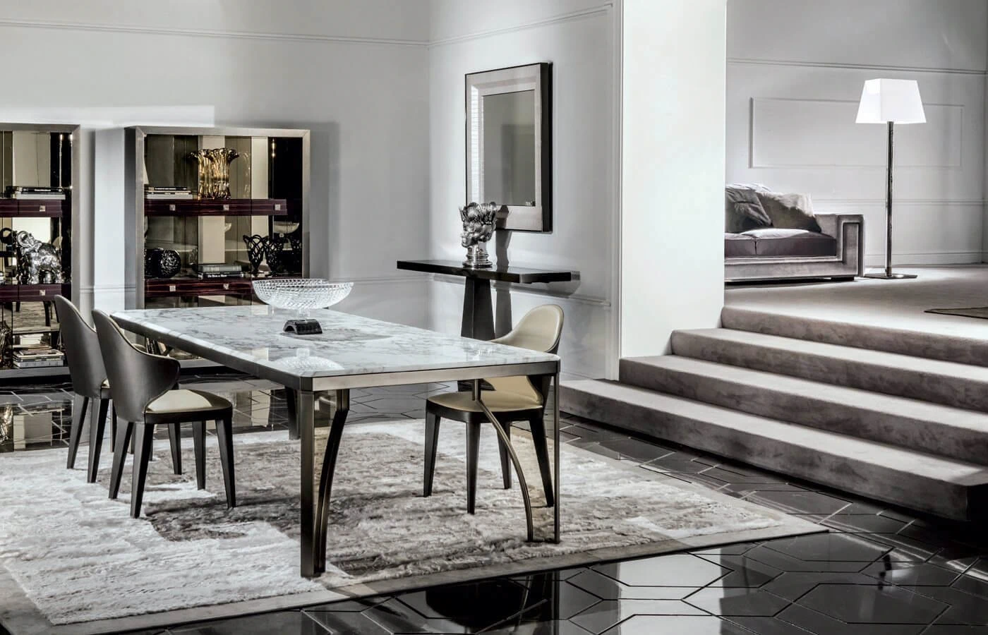 Стол Karl table — Longhi, мрамор, фото 4