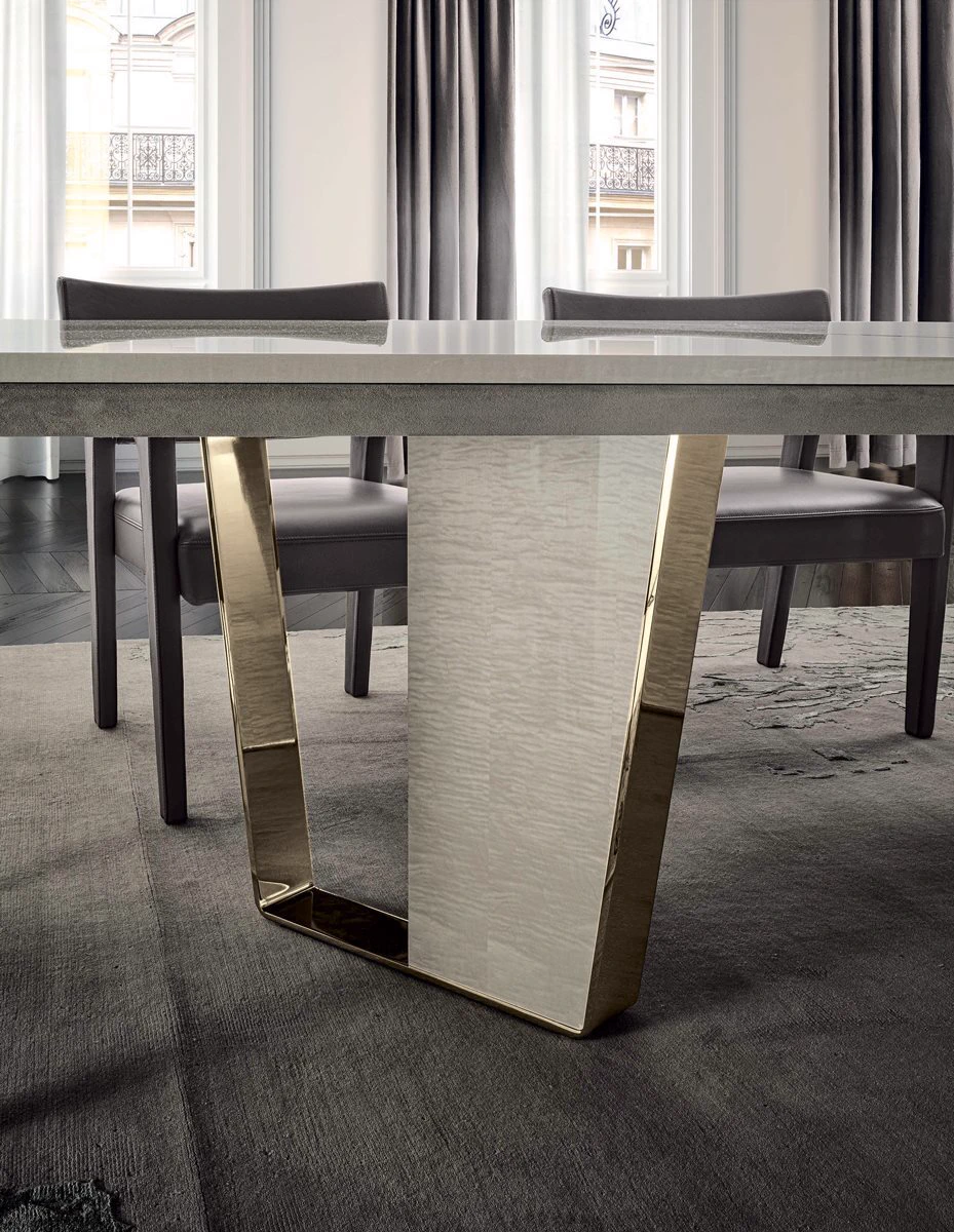Стол Keope Table — Longhi, кожа, фото 6