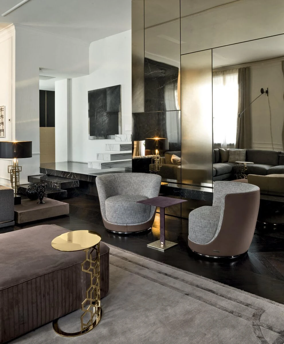 Кресло Laurent — Longhi, текстиль, фото 4