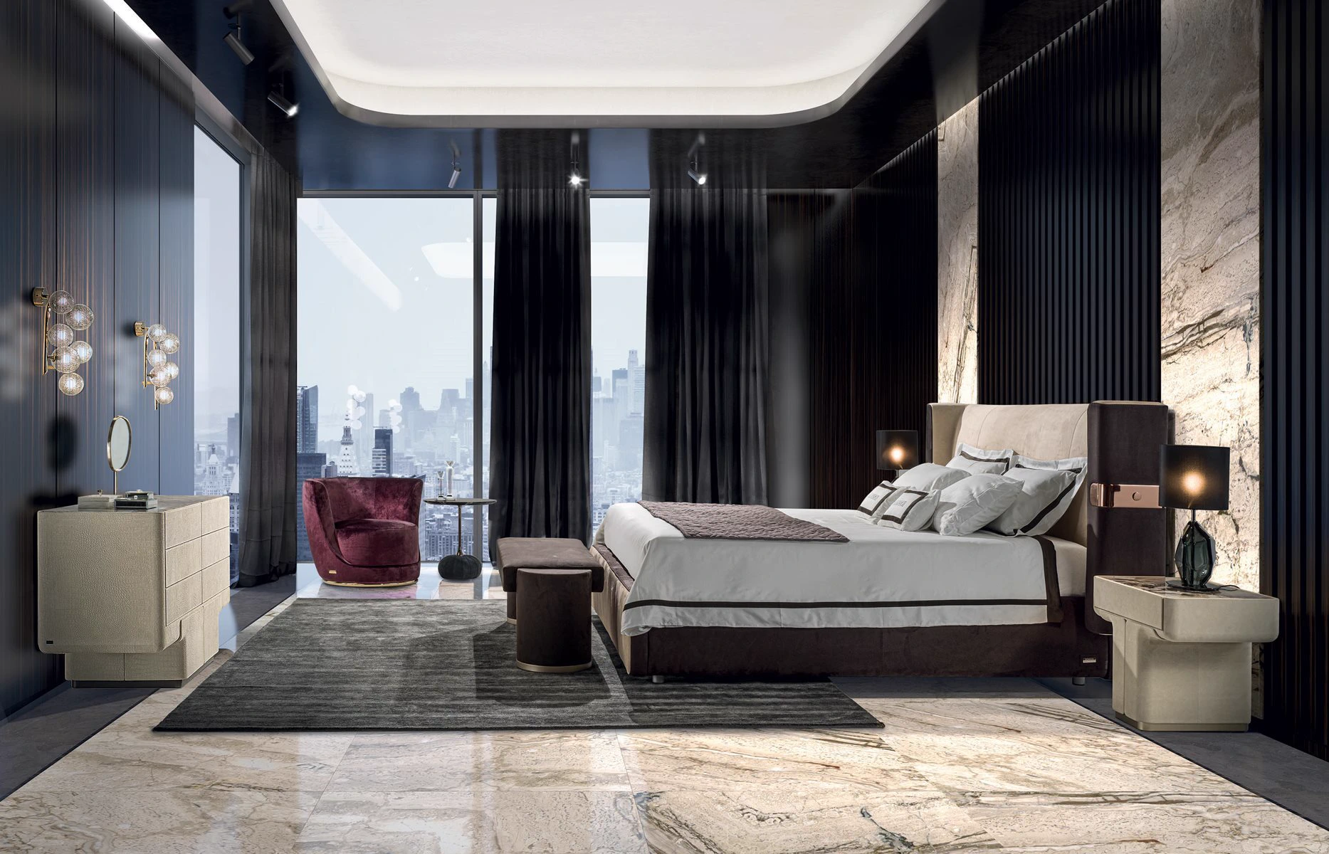 Кровать Mi bed — Longhi, дерево, фото 3