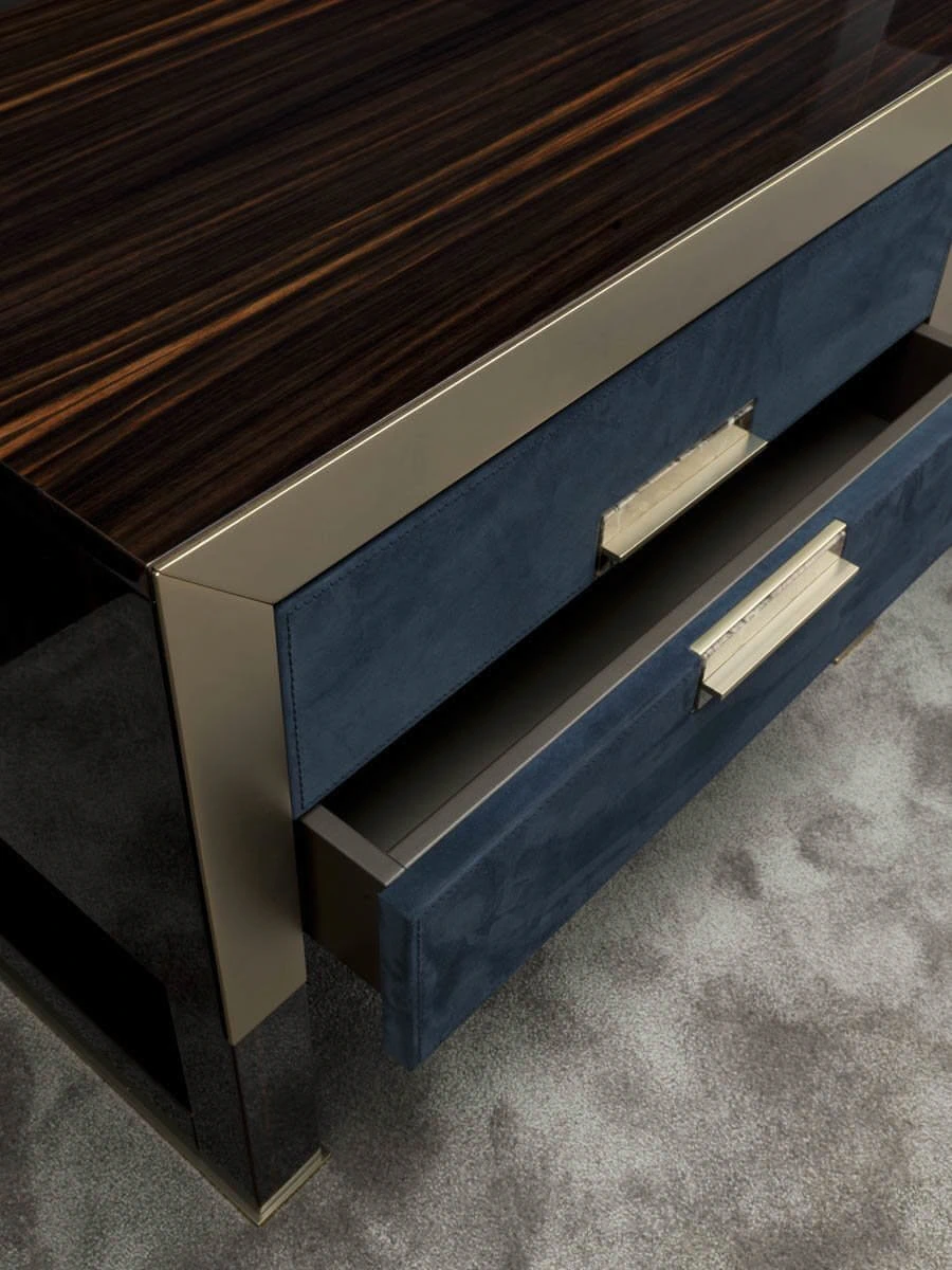 Прикроватная тумбочка Orwell Bedside Table — Longhi, мрамор, фото 4