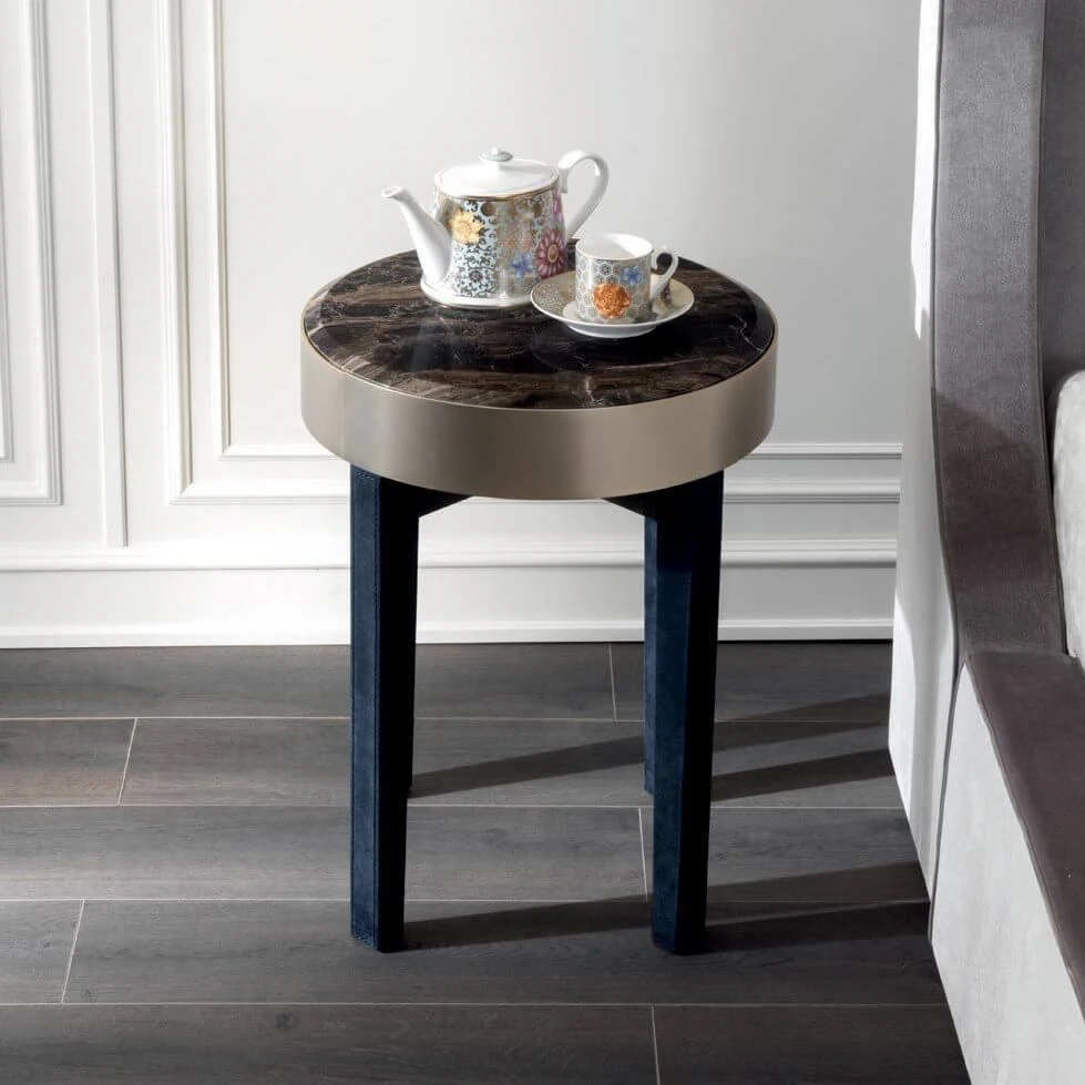 Прикроватная тумбочка Ring Bedside Table — Longhi, металл, фото 2