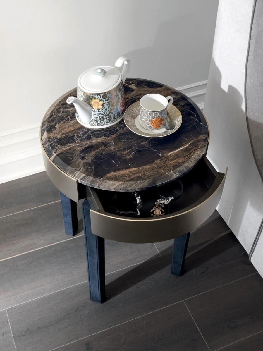Прикроватная тумбочка Ring Bedside Table — Longhi, металл, фото 3