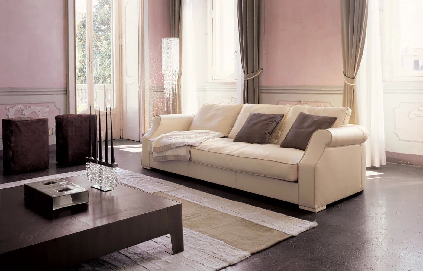Диван Rubens Classic — Longhi, кожа, фото 3