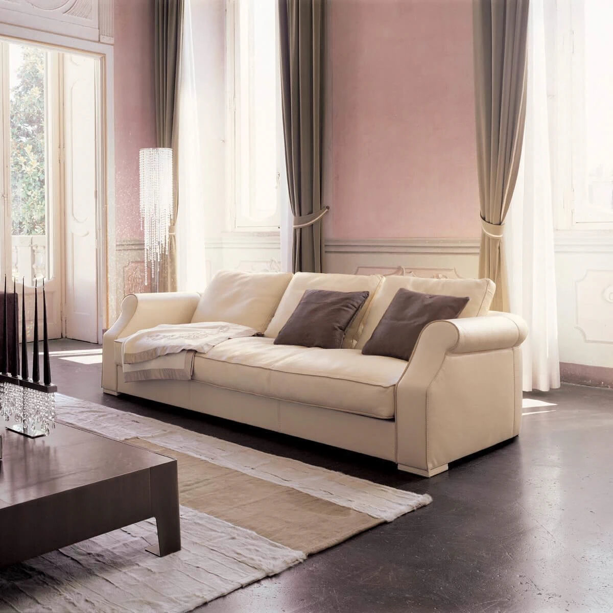 Диван Rubens Classic — Longhi, кожа