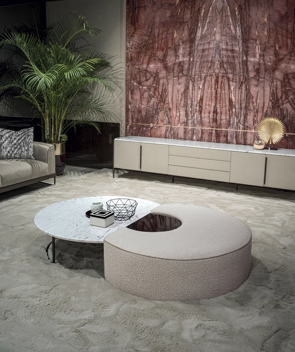 Пуф Toby Pouf — Longhi, кожа, фото 2