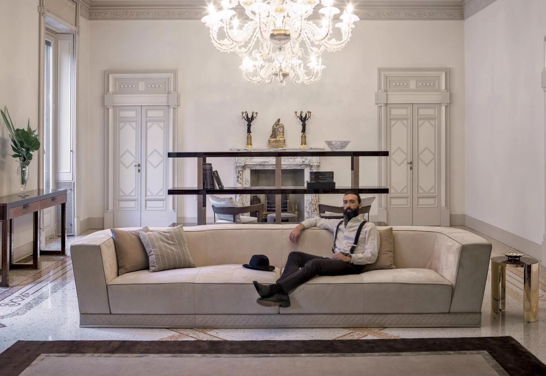 Диван Welles — Longhi, ткань, фото 4