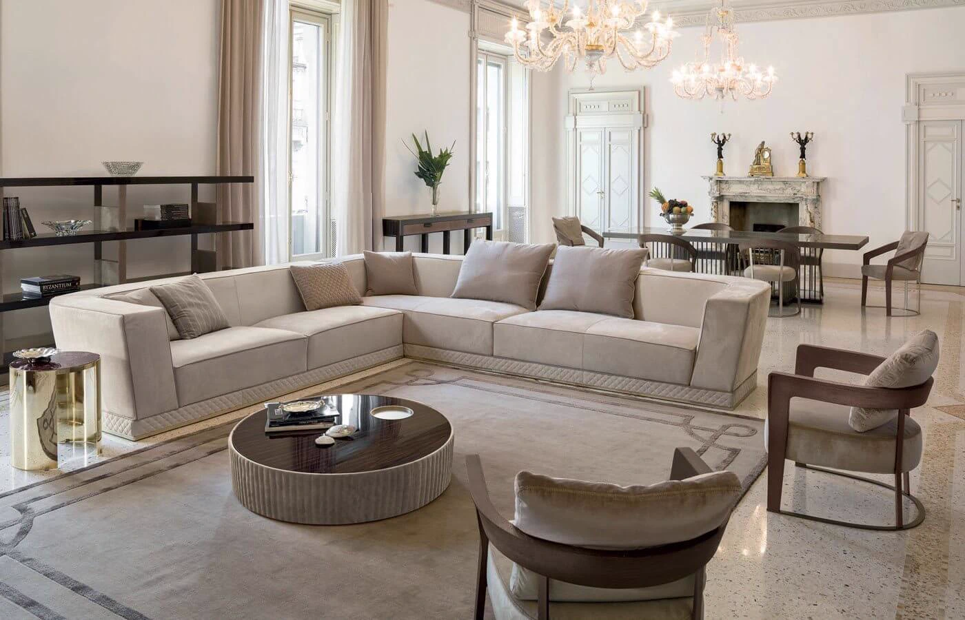 Диван Welles — Longhi, ткань, фото 5