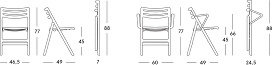 Стул Folding Air — Magis, стекло, фото 2