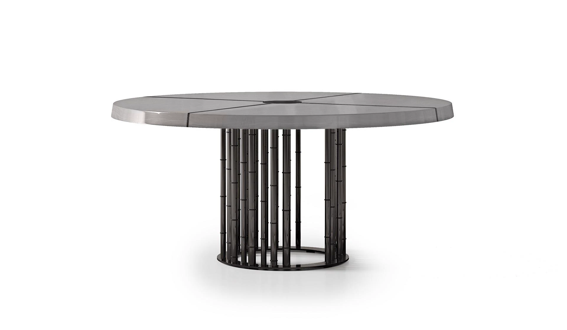 Стол 160 con Lazy Susan My Story MS304 — Malerba, стекло, фото 6