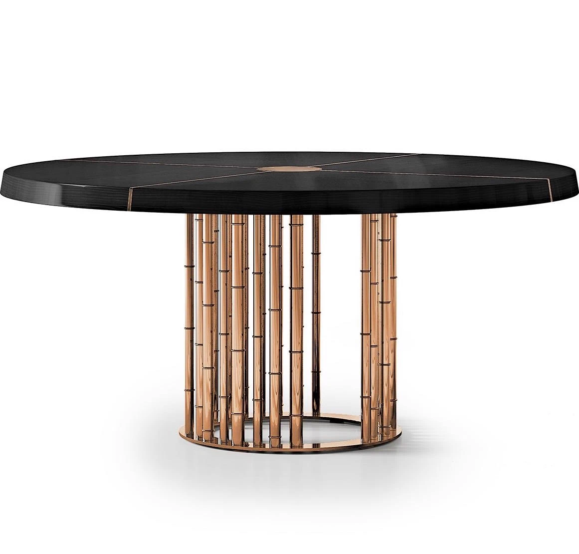 Стол 160 con Lazy Susan My Story MS304 — Malerba, стекло