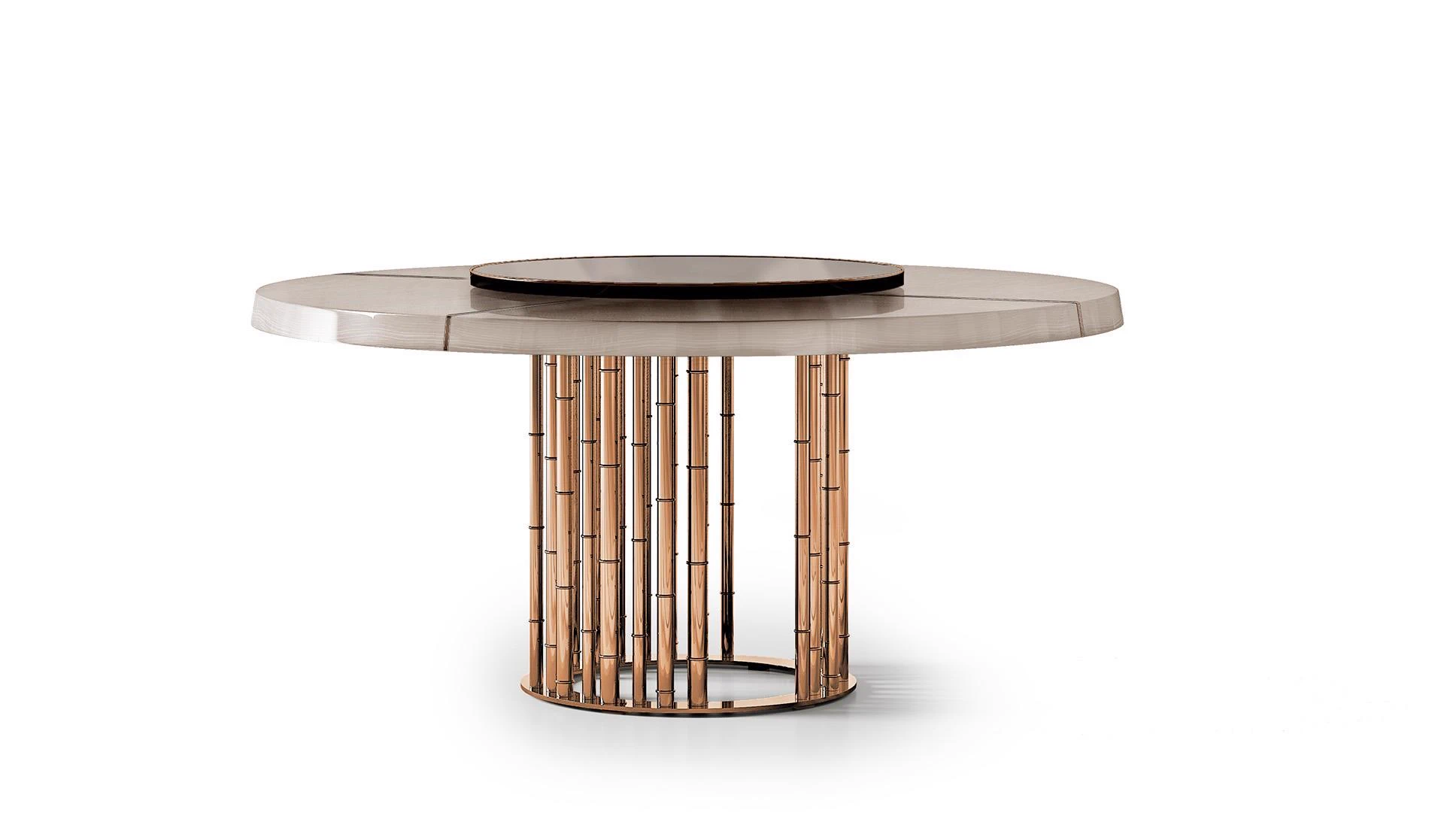 Стол Lazy Susan MS304 — Malerba, стекло, фото 3