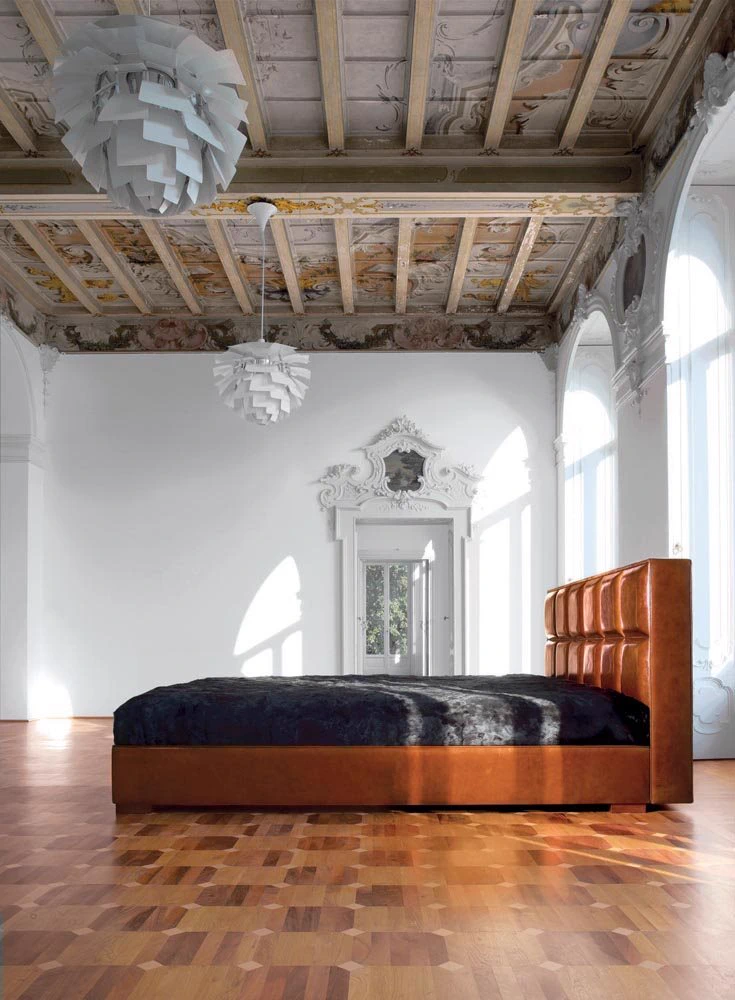 Кровать Buen Retiro — Mascheroni, кожа, фото 6