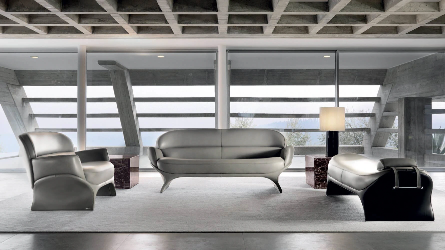Диван La Goccia — Mascheroni, кожа, фото 6