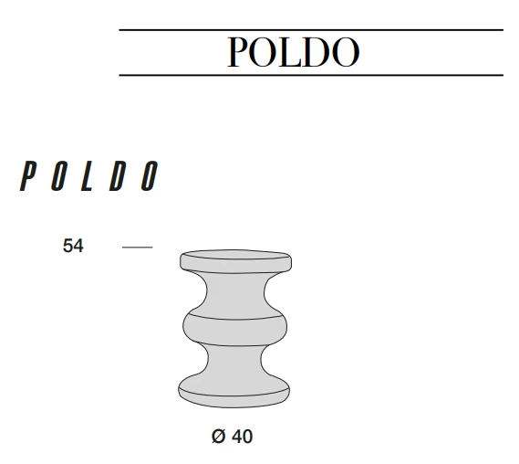 Журнальный столик Poldo — Mascheroni, массив дерева, фото 3