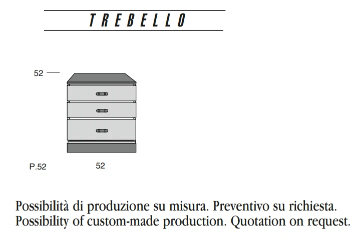 Прикроватная тумбочка Trebello — Mascheroni, кожа, фото 4