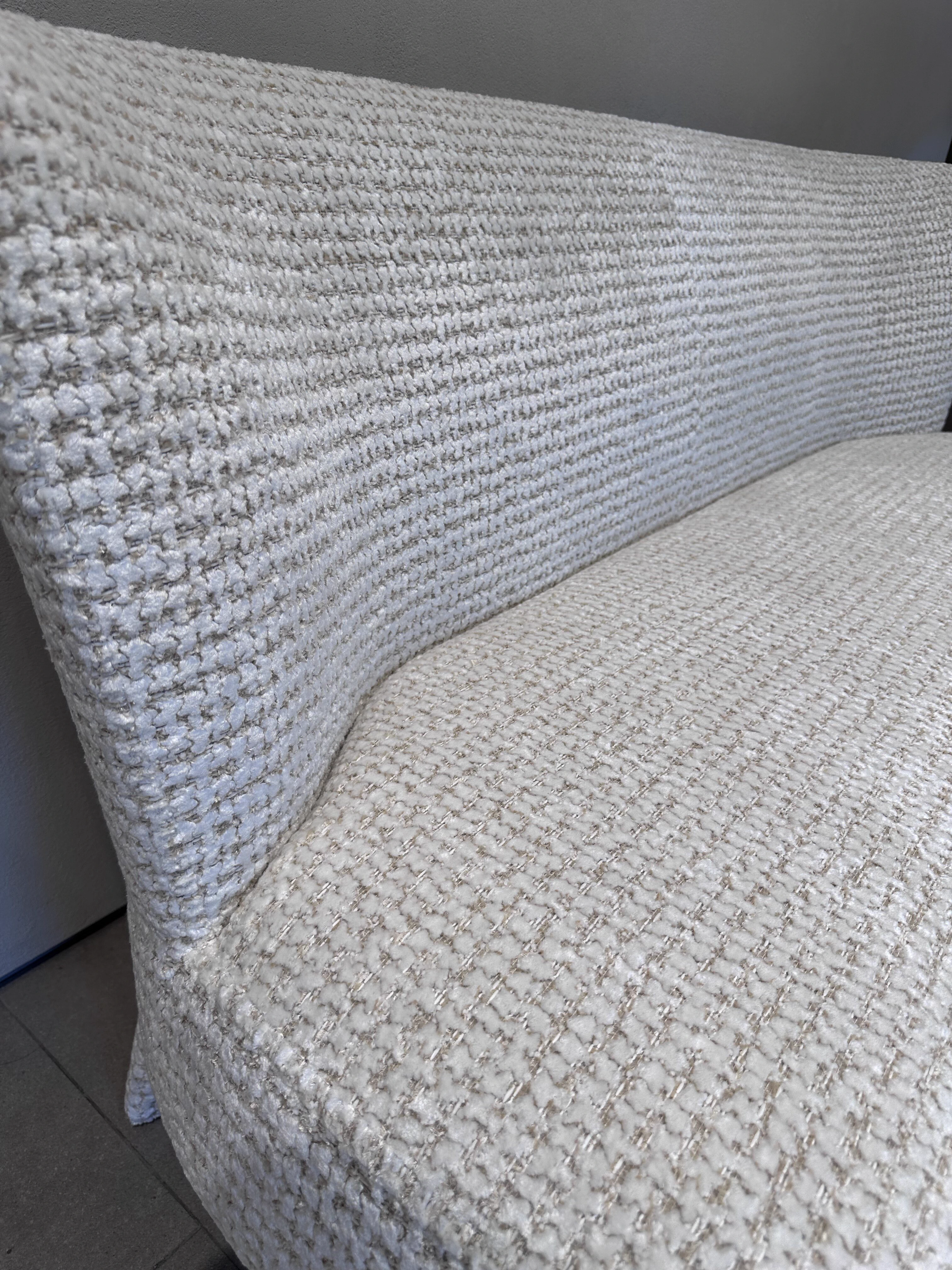 Диван Febo 120 lille white rope — Maxalto, кожа, фото 3