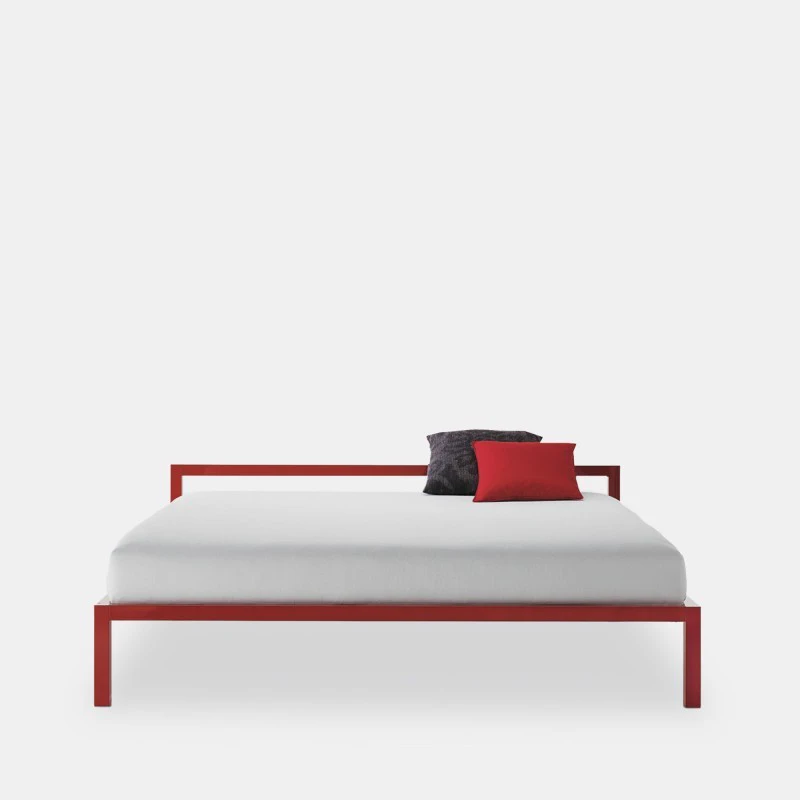 Каркас и наполнение: металл. Современный дизайн Кровать Aluminium Bed — MDF Italia, металл, фото 2