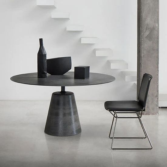 Стол Rock Cement antracite/Antracite 120 — MDF Italia