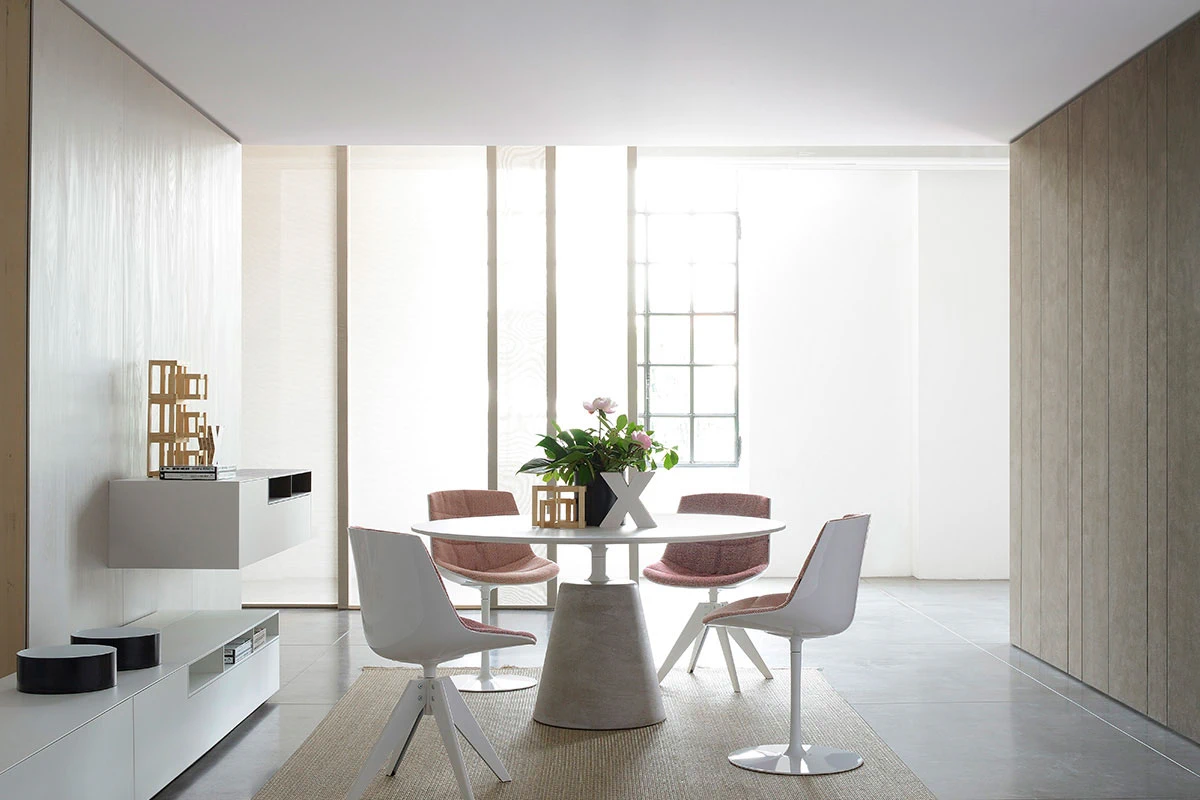 Стол Rock Cement White/Natural 120 — MDF Italia, фото 6