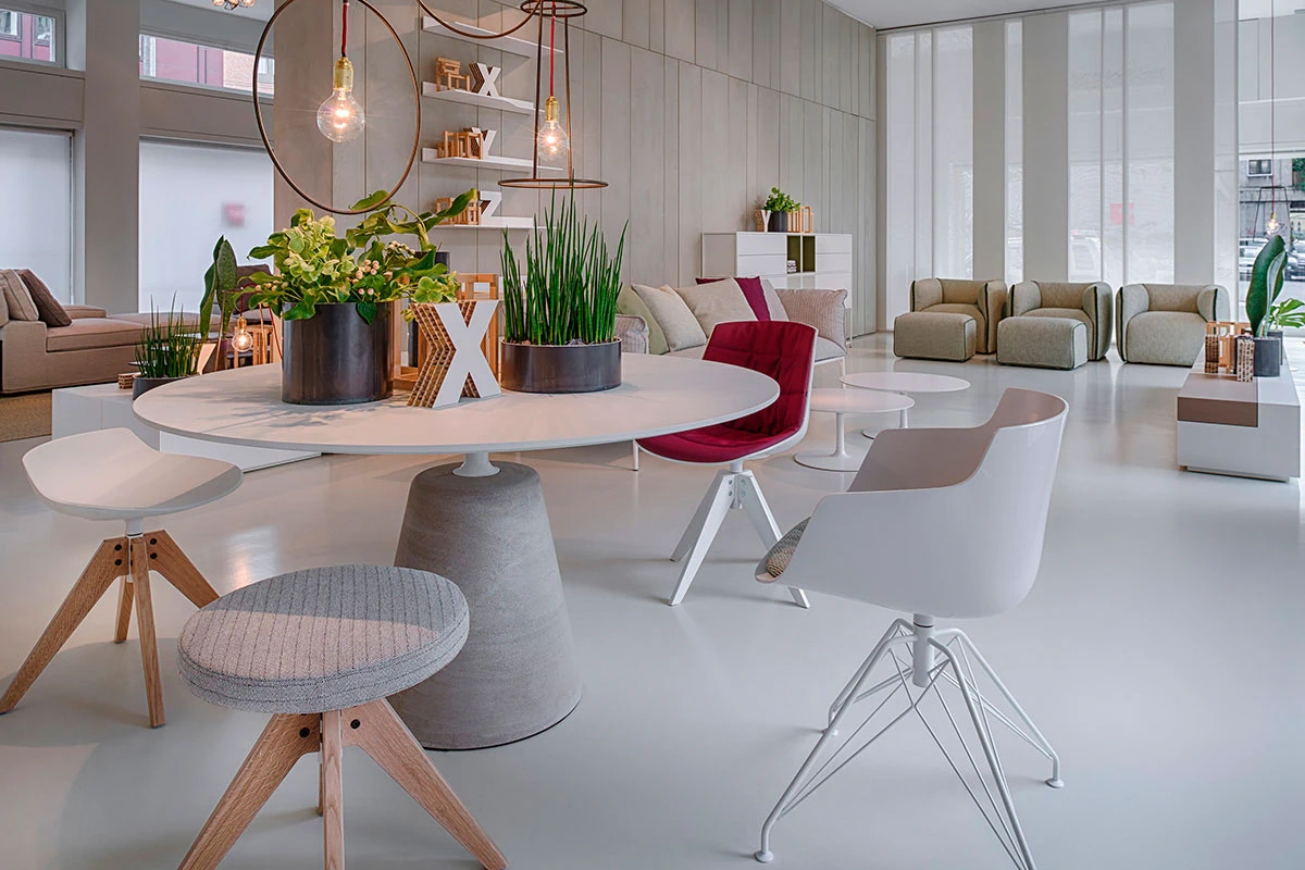 Стол Rock Cement White/Natural — MDF Italia, фото 5