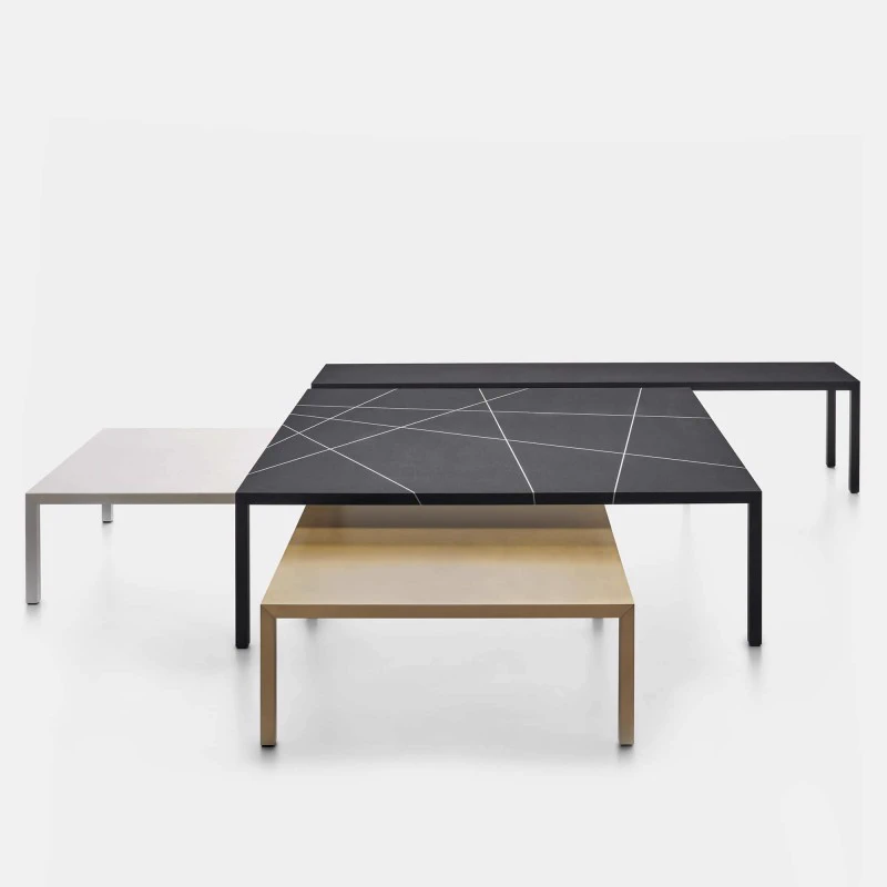Стол Tense Intarsia — MDF Italia, мрамор, фото 3