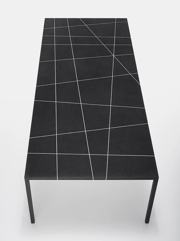 Стол Tense Intarsia — MDF Italia, мрамор, фото 5