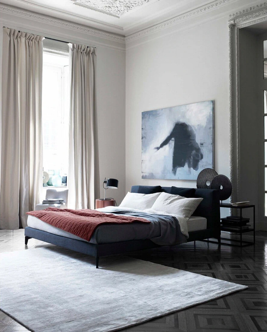 Кровать Louis Up — Meridiani, кожа, фото 4