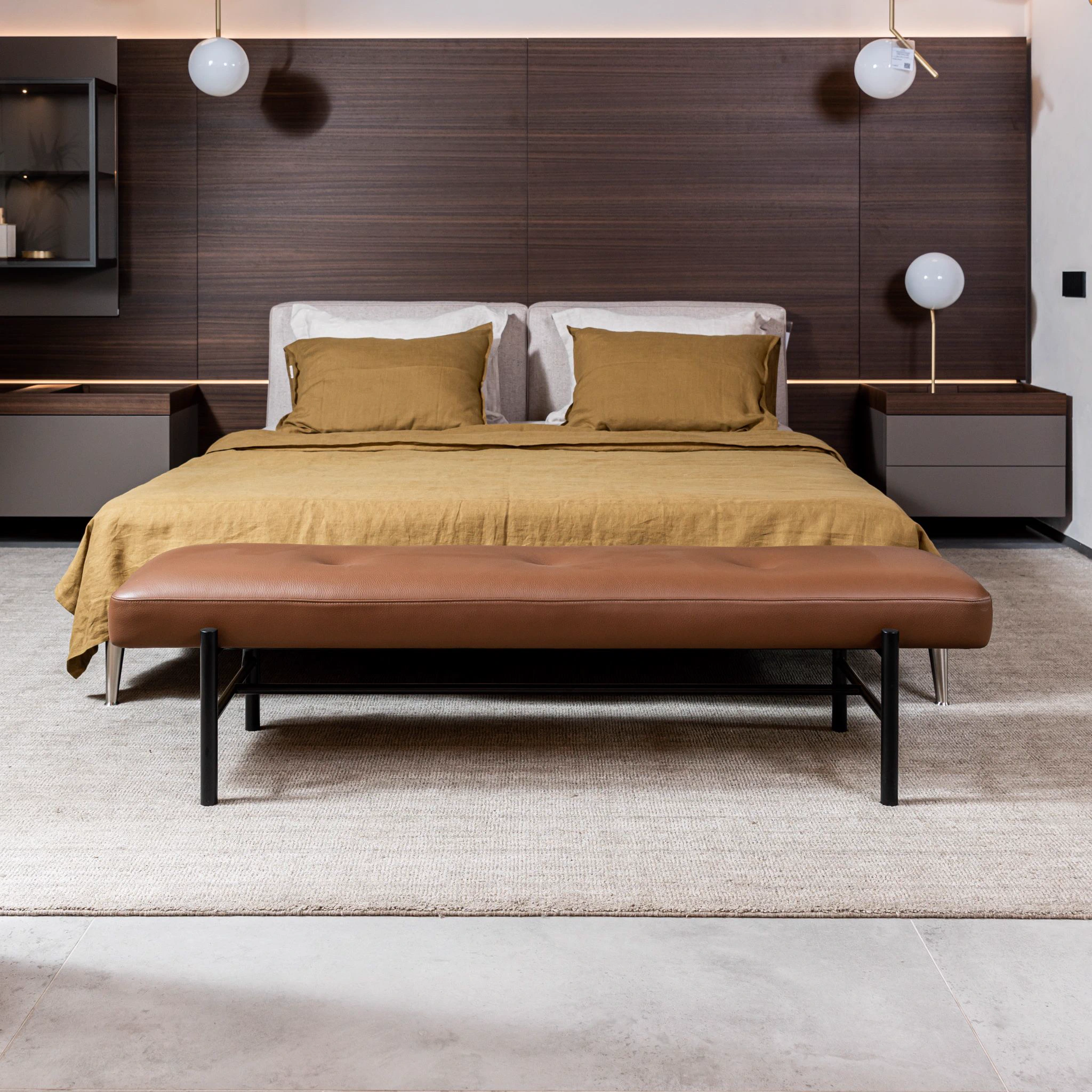 Банкетка Nina — Meridiani, кожа, фото 5