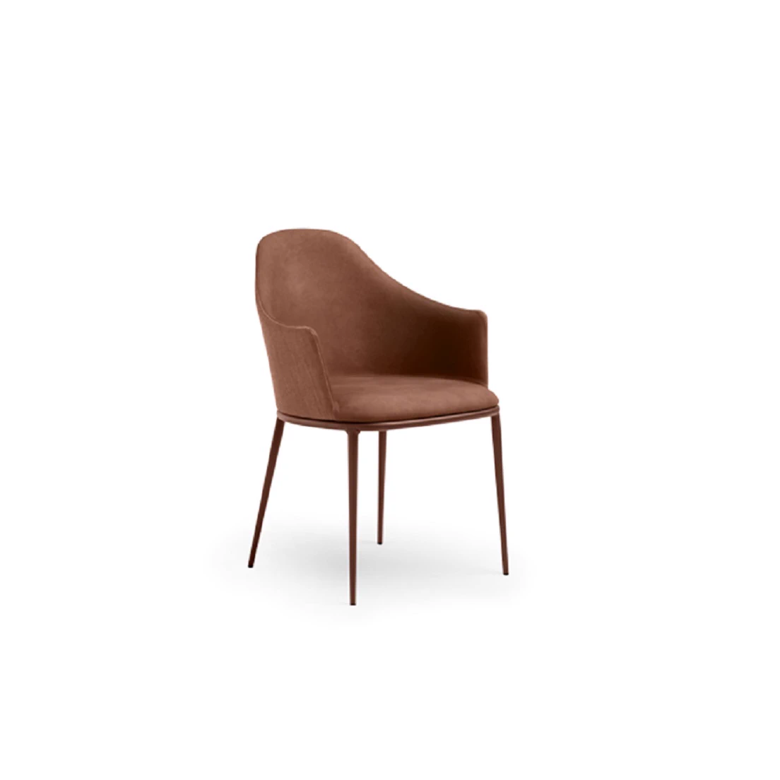 Стул с подлокотниками Lea Deluxe — Midj, кожа