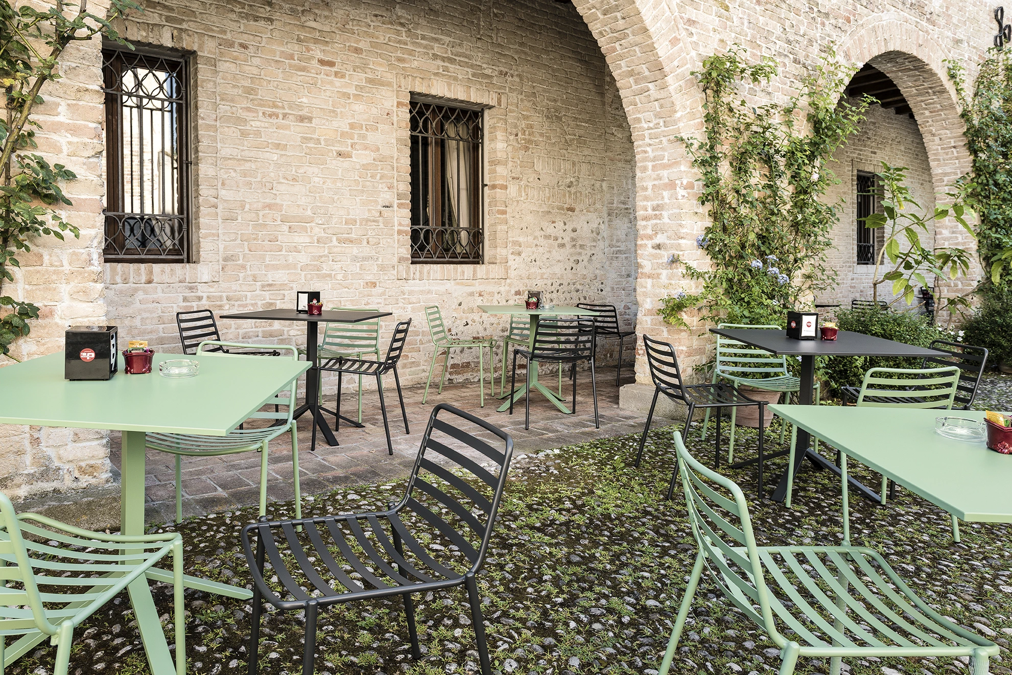Стол Square Bistrot — Midj, металл, фото 3