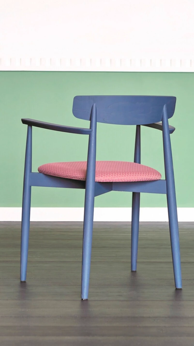 Стул Claretta with armrest — Miniforms, дерево, фото 3