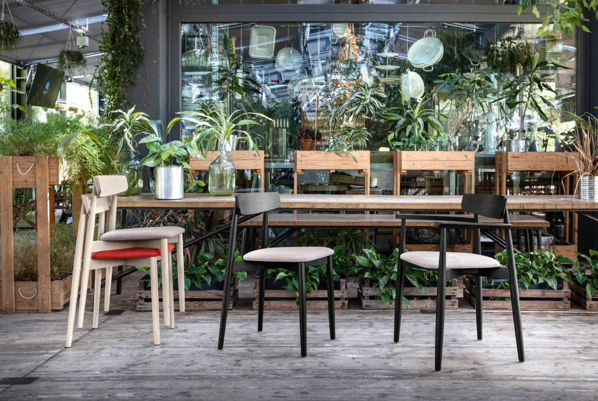Стул Claretta with armrest — Miniforms, дерево, фото 5