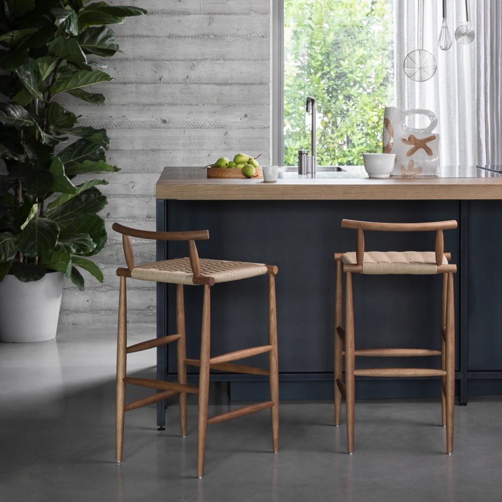 Каркас и наполнение: дерево. Современный дизайн Барный стул Pelleossa Stool — Miniforms, дерево
