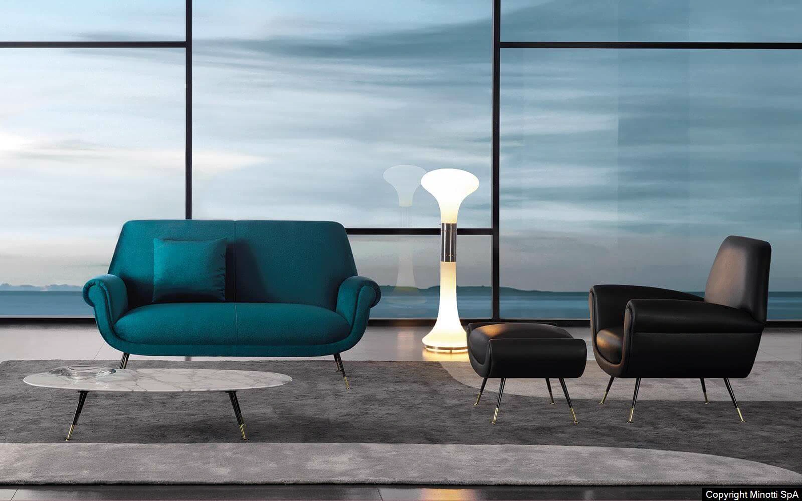Диван Albert & Ile — Minotti, кожа, фото 5