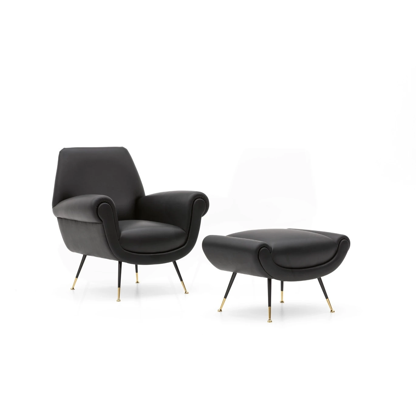 Кресло Albert & Ile — Minotti, кожа