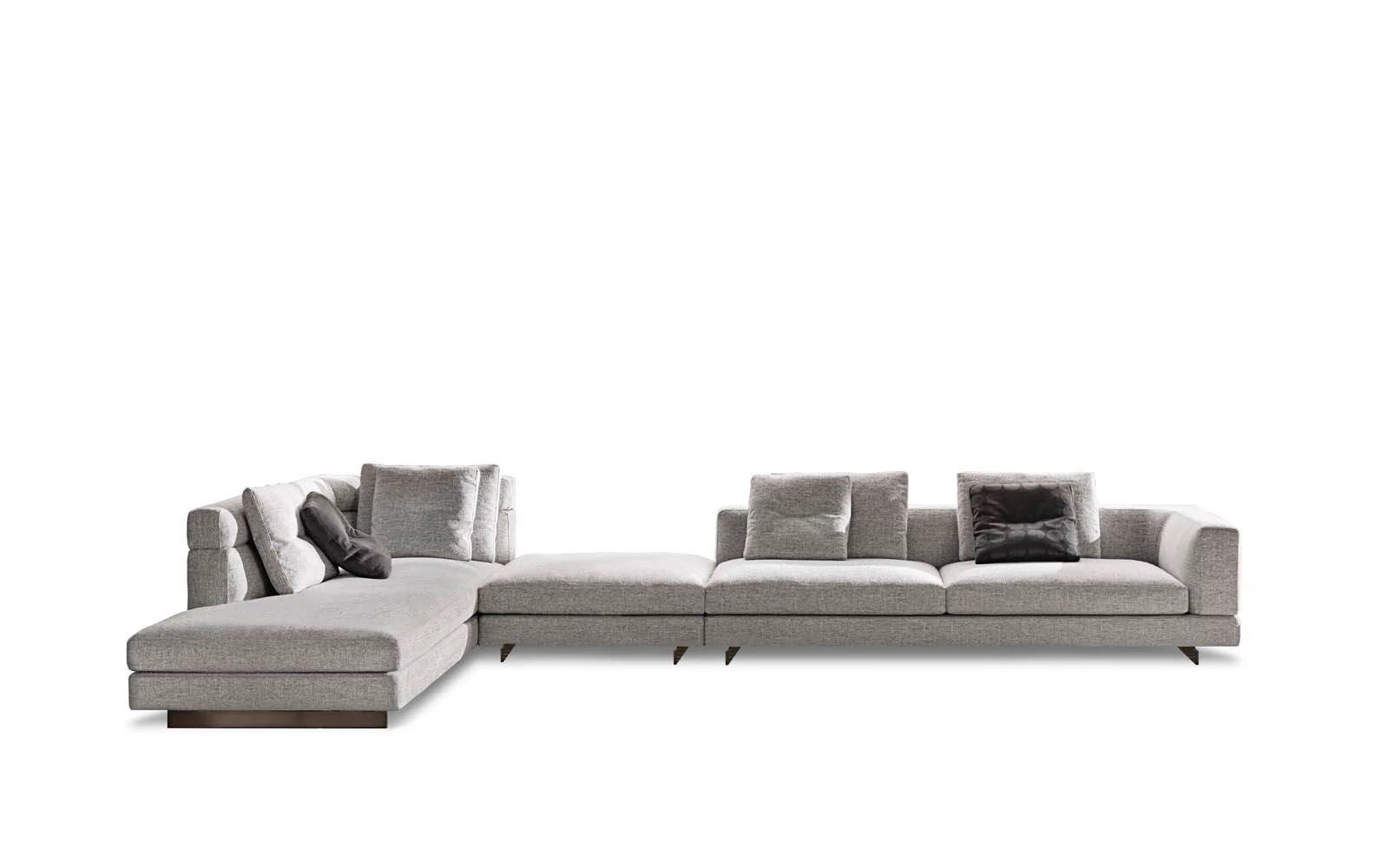 Модульный диван Alexander — Minotti, кожа, фото 3