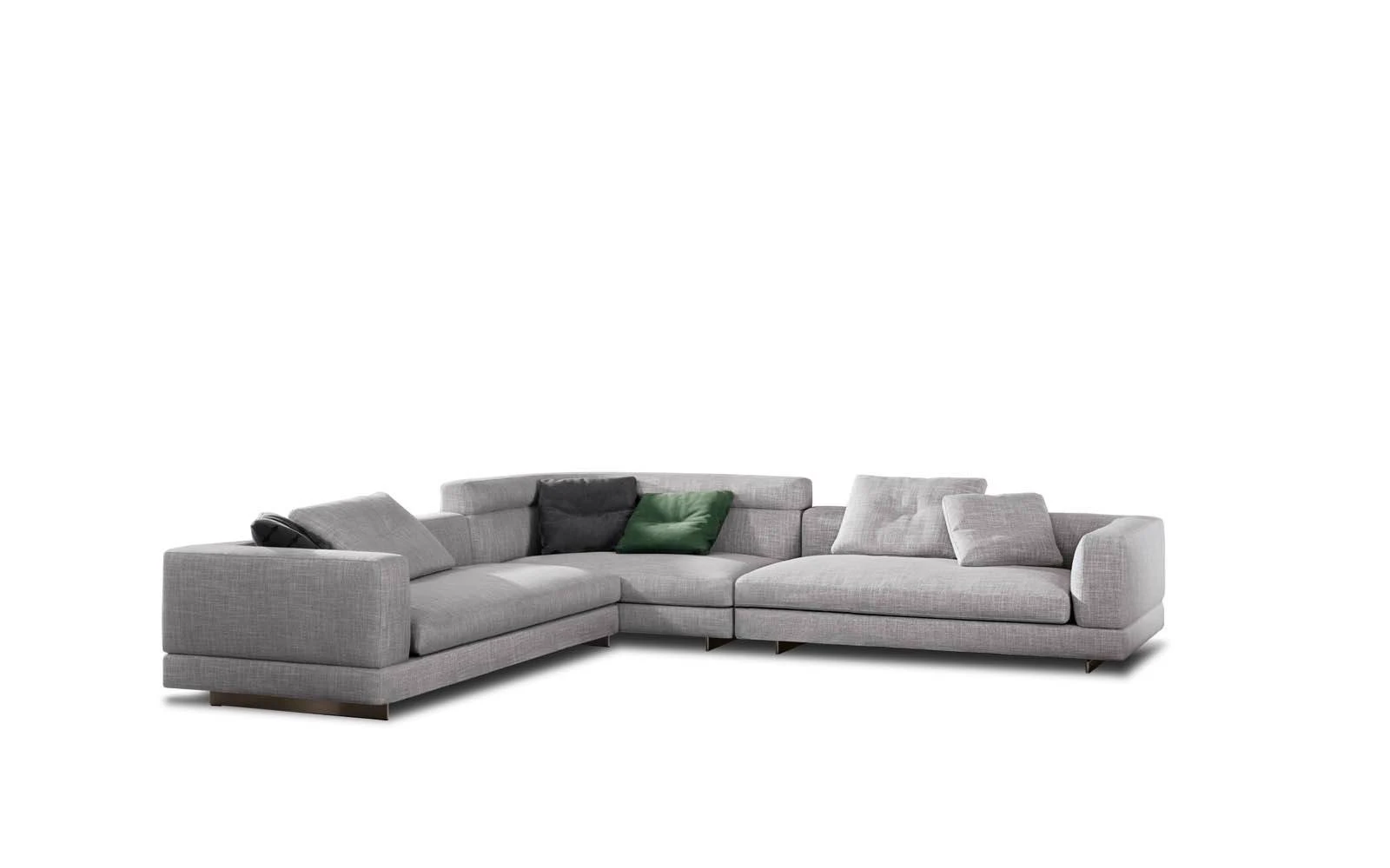 Модульный диван Alexander — Minotti, кожа, фото 4