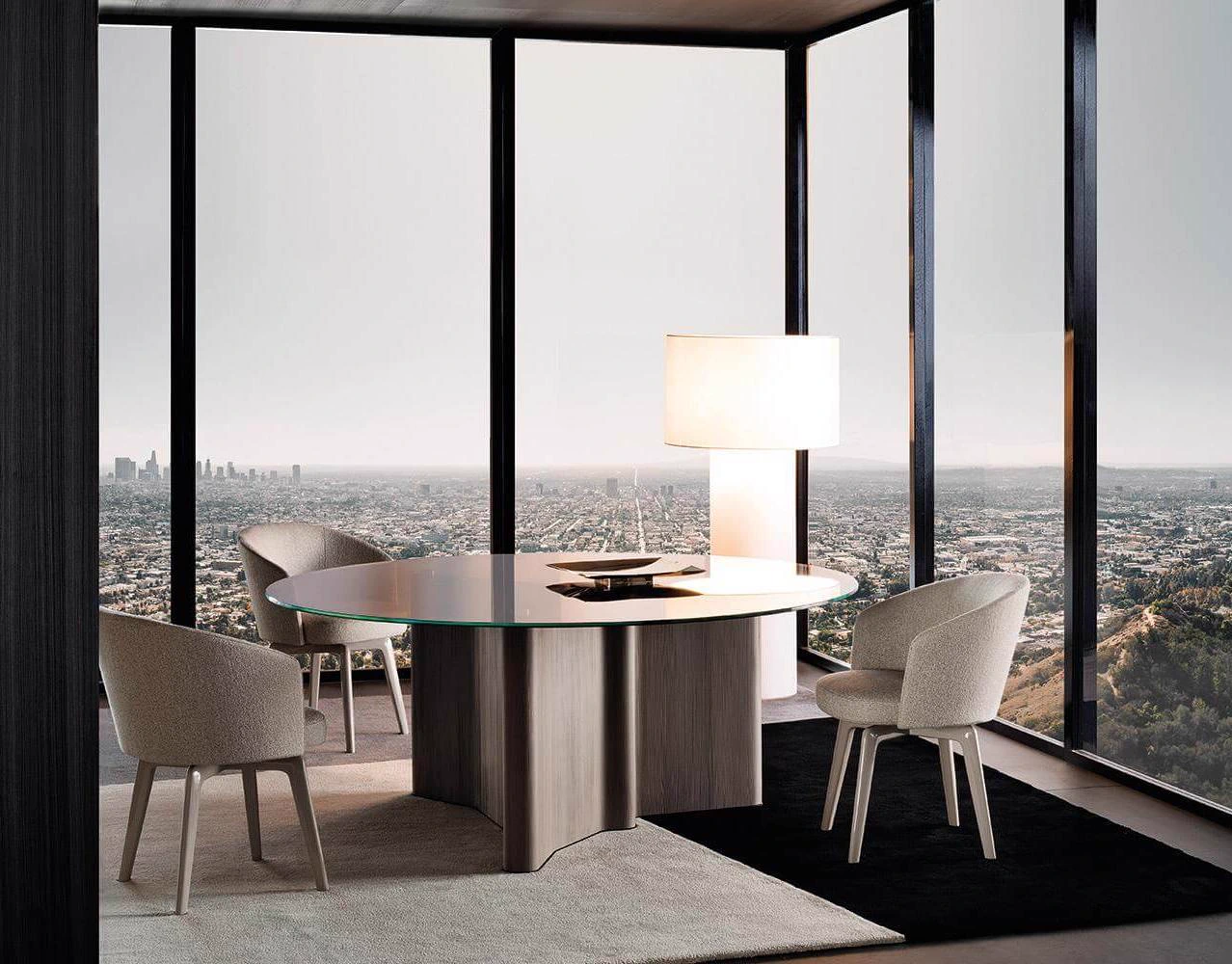 Стул Amelie "Dining" — Minotti, кожа, фото 6