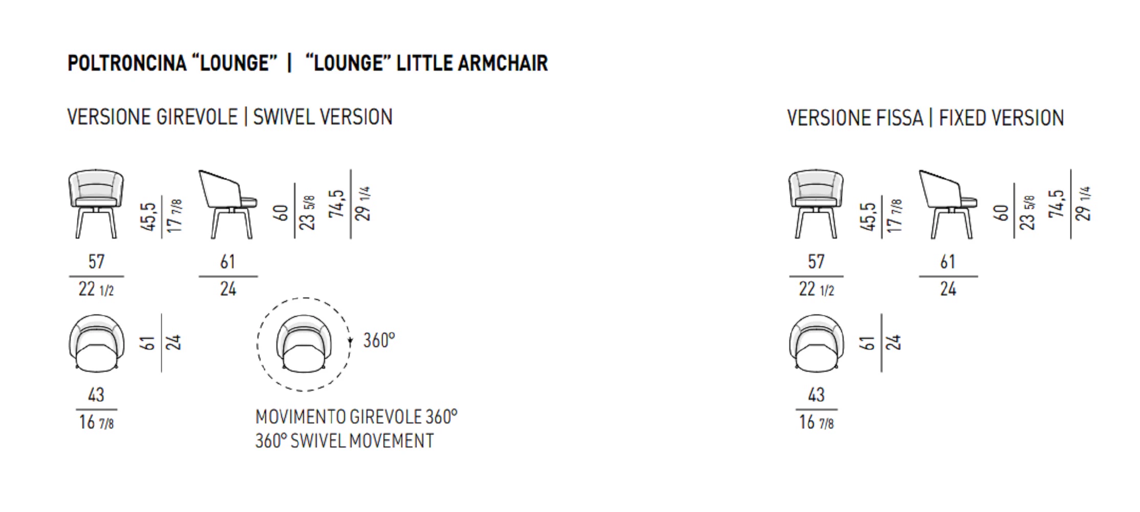 Стул Amelie "Lounge" — Minotti, кожа, фото 4