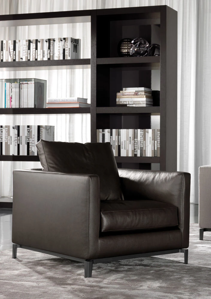 Кресло Andersen "Armchair" — Minotti, кожа, фото 2