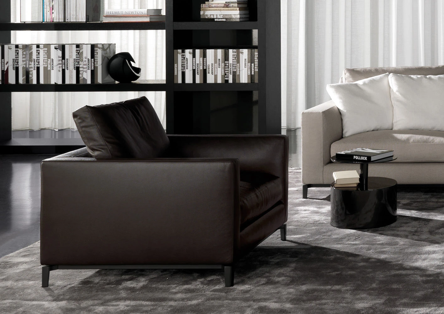 Кресло Andersen "Armchair" — Minotti, кожа, фото 3