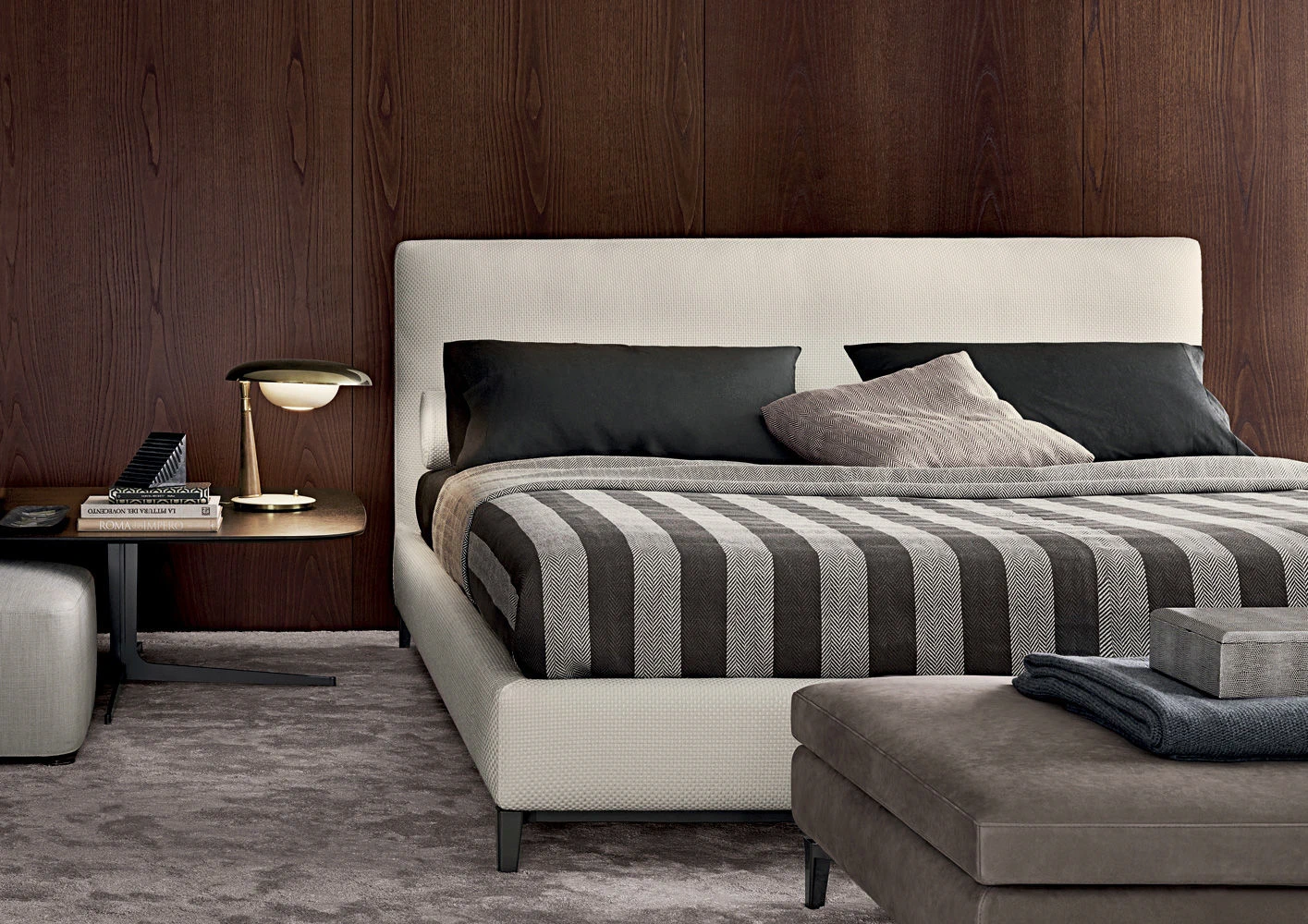 Кровать Andersen Bed — Minotti, ткань, фото 4