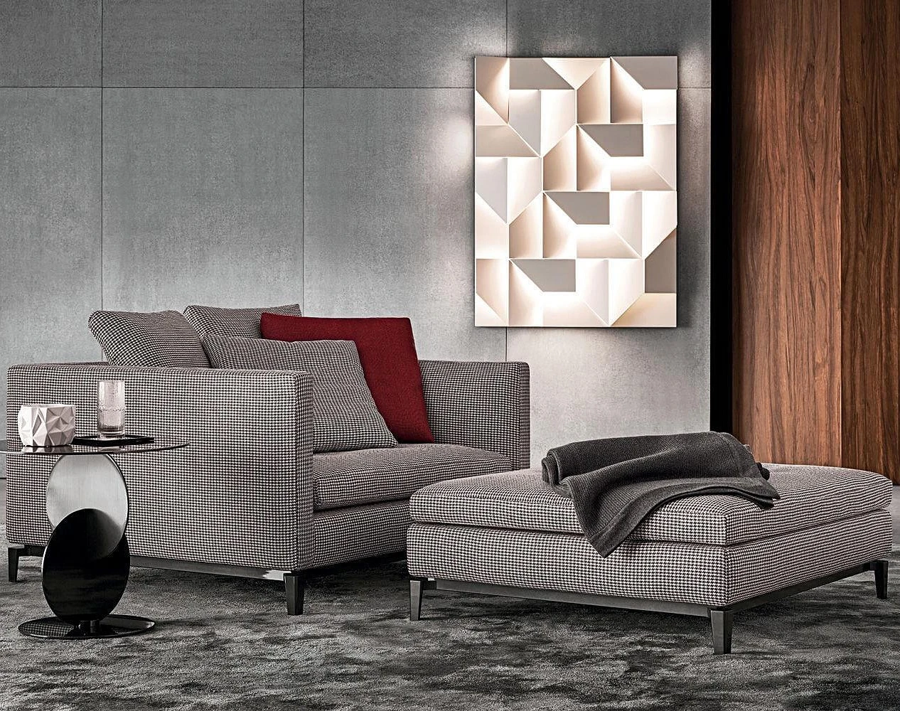 Кресло Andersen Lovechair — Minotti, кожа, фото 2