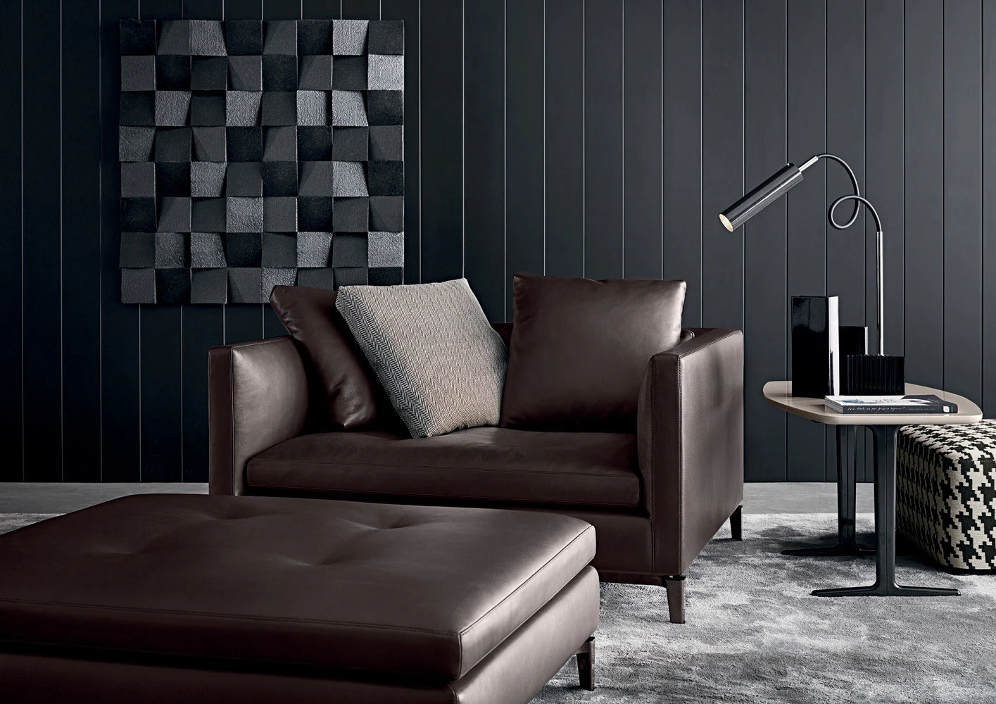 Кресло Andersen Lovechair — Minotti, кожа, фото 4