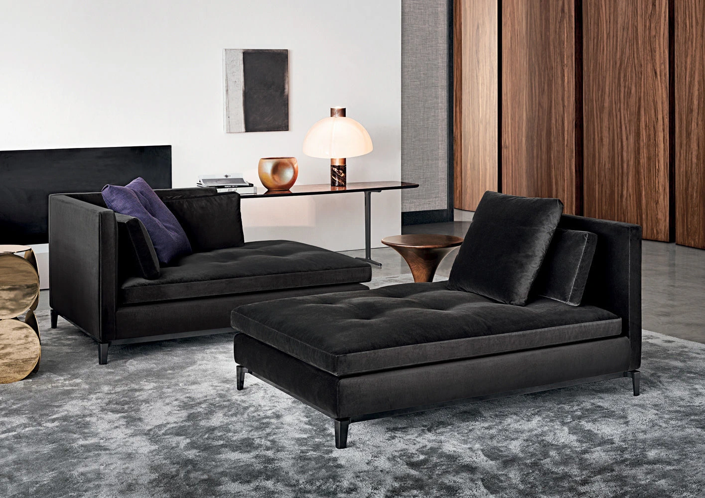 Диван Andersen Paolina and Daybed — Minotti, кожа, фото 3