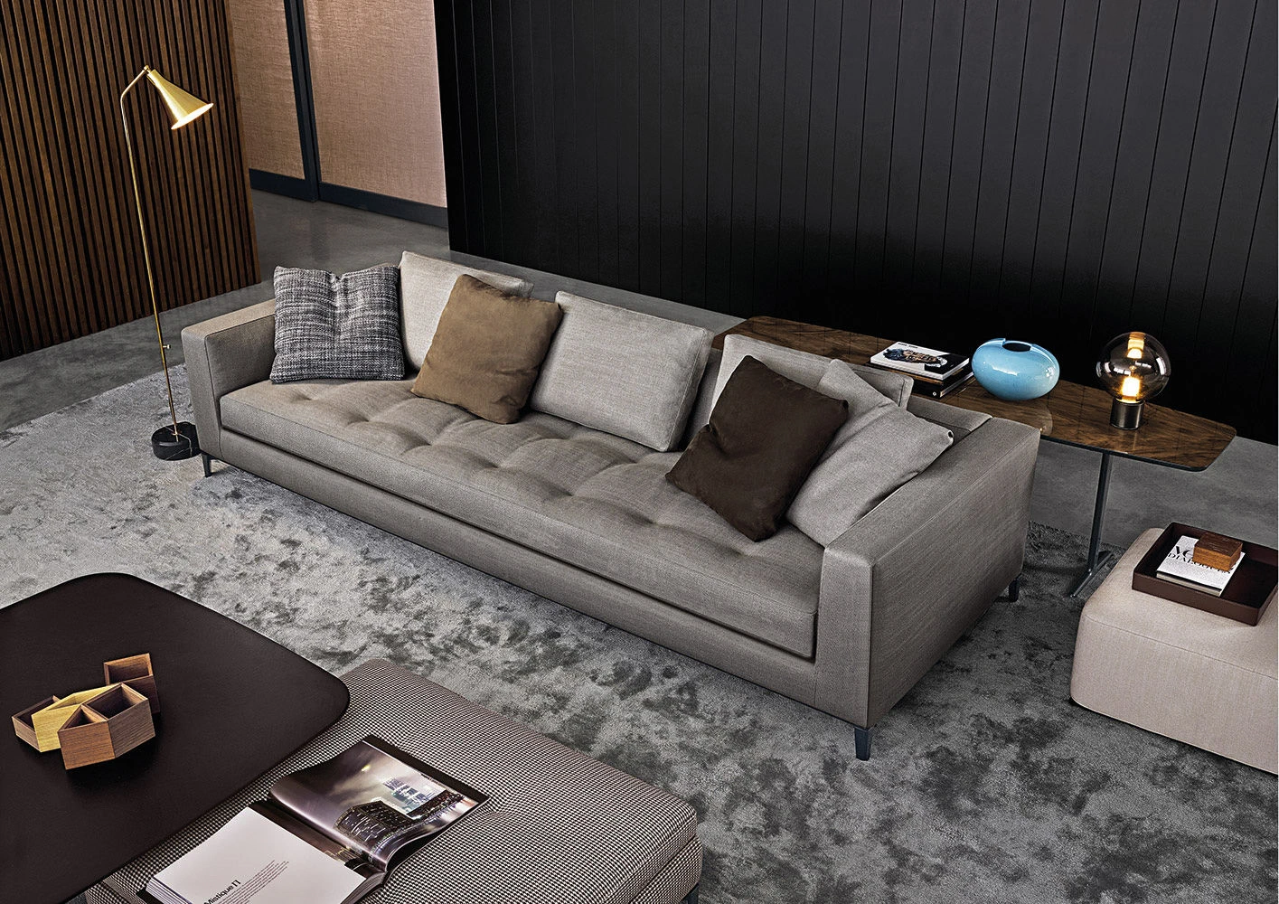 Диван Andersen "Quilt" — Minotti, кожа, фото 3