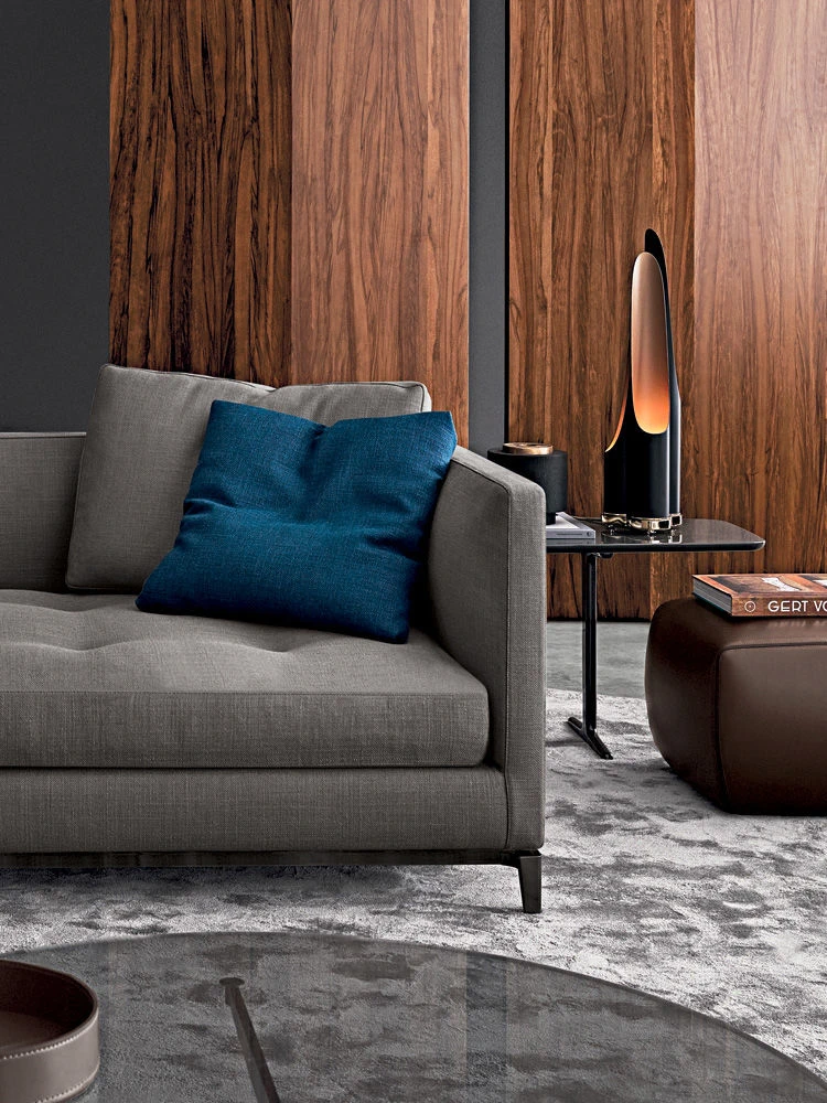 Диван Andersen Slim 90/103 "Quilt" — Minotti, кожа, фото 3